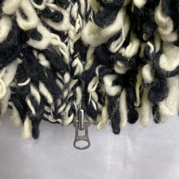 Isabel Marant for H&M Hand Knit Zip Front Loop Knit Wool Cardigan - Picture 6 of 8